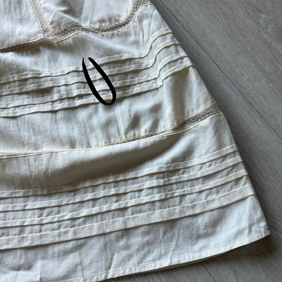 J Crew Petite Milano Dress In Cotton Voile XXS Petite Albescent Yellow FLAW - Picture 12 of 16